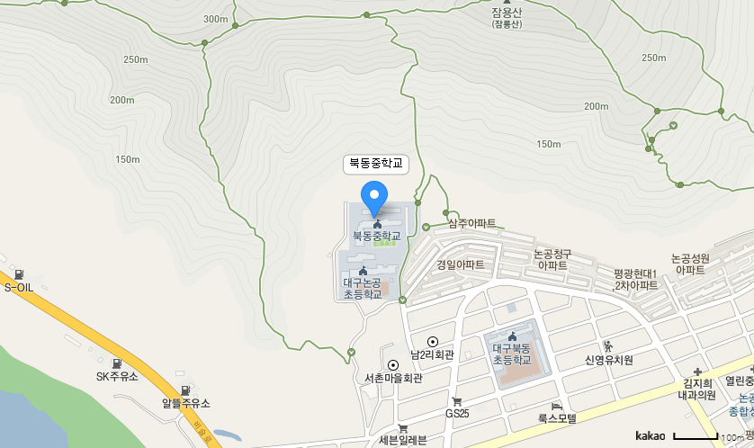 학교 찾아오시는 길 지도